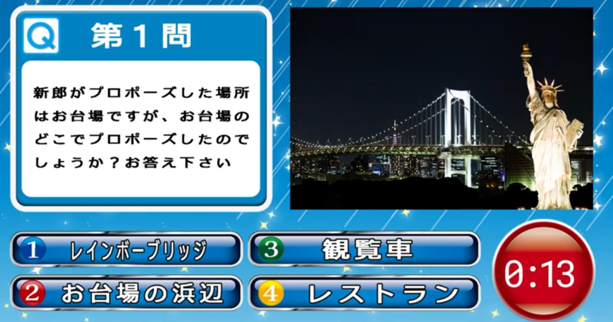 結婚式二次会定番ゲームを紹介！二次会のプロが本気で新郎・新婦クイズを作ってみた